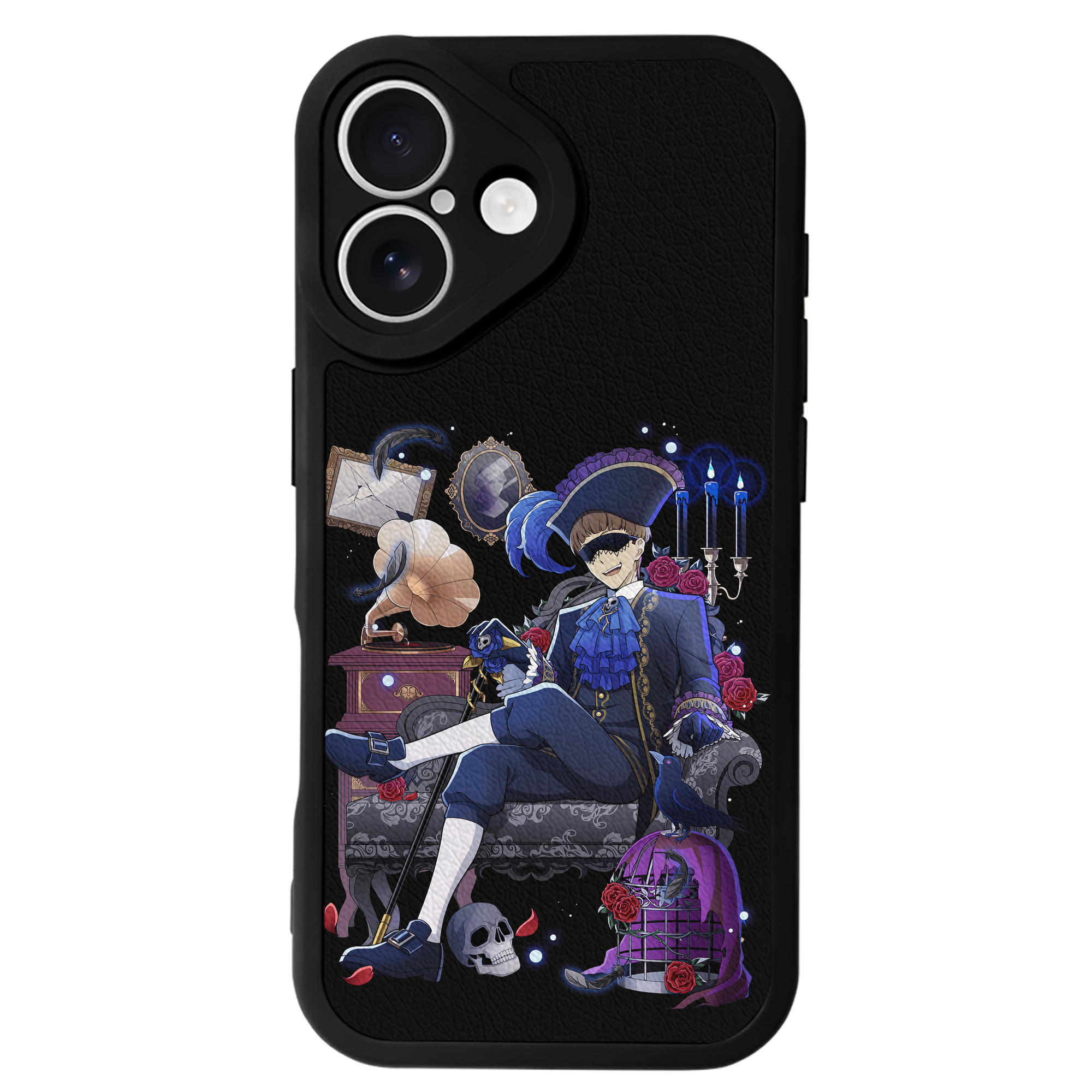 （画像用） 文豪ストレイドッグス Bungo Stray Dogs 【iPhone 16シリーズ対応】シリコンスマホケース（レザー調） 材質：シリコン